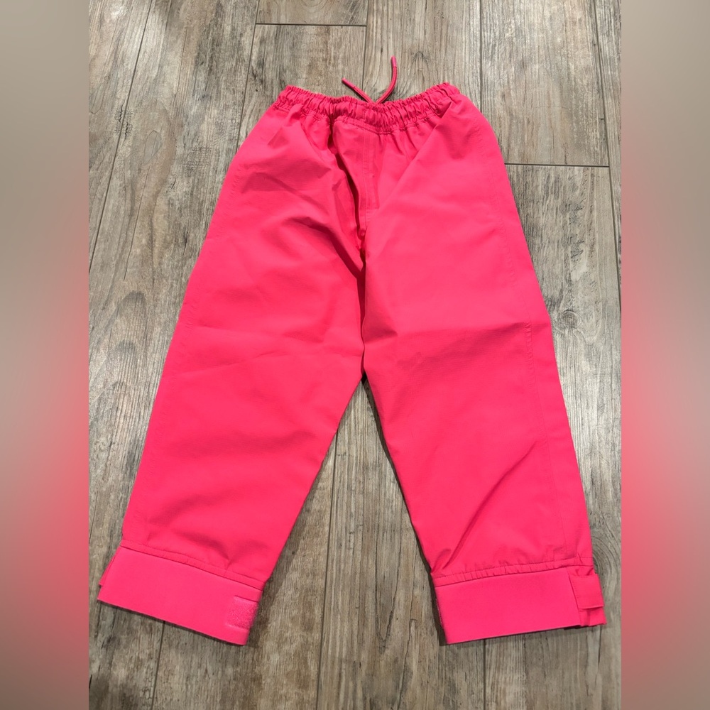 OAKI Kids Bright Pink Waterproof Rain Pants Size 4/5